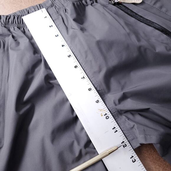 REI Waterproof Rain Pants Sealed Seams Drawstring Zip Ankles Women M Gray - Picture 7 of 13